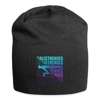 Calisthenics Street Workout Gymnastics Fitness - Jersey Beanie - black - Front
