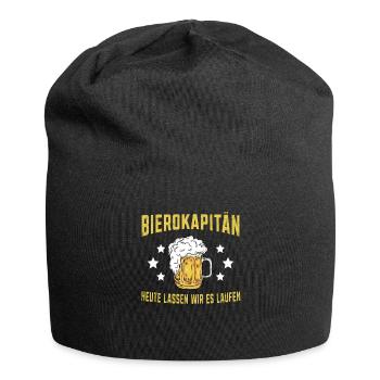 Bierokapitän Mallorca Party Saufen Biertrinker - Jersey-Beanie - Schwarz - Vorne