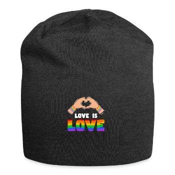 Stolz LGBTQ. Stellungnahme - Jersey-Beanie - Anthrazit - Vorne