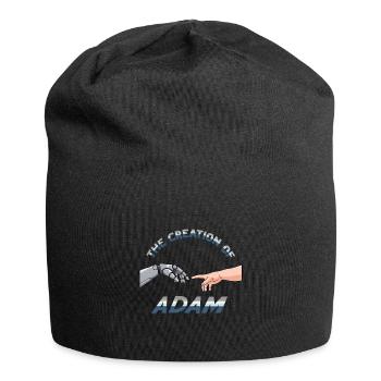 Die Erschaffung von Adam Roboterdesign für einen - Jersey-Beanie - Schwarz - Vorne