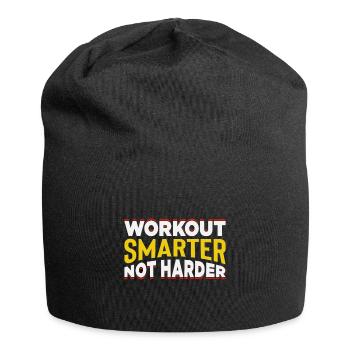 Gym Training Design for Low Impact Workout - Jersey Beanie - black - Front