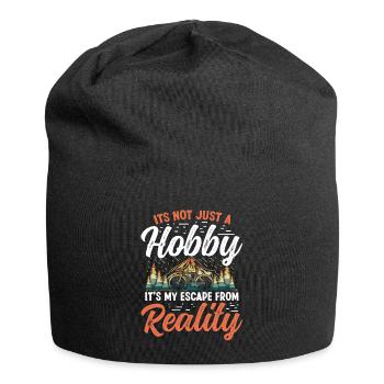Hobby mountain bikers and outdoor design - Jersey Beanie - black - Front
