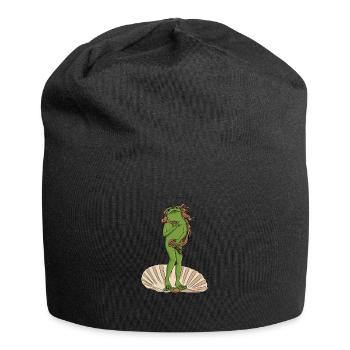 Botticelli painting Birth of Venus Design for - Jersey Beanie - black - Front