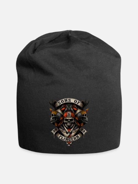 Sons of Flingern Düsseldorf - Jersey-Beanie - Schwarz