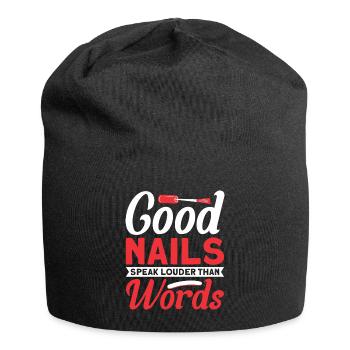 Nail Polish Nail Design Manicure Nail Studio Nails - Jersey Beanie - black - Front