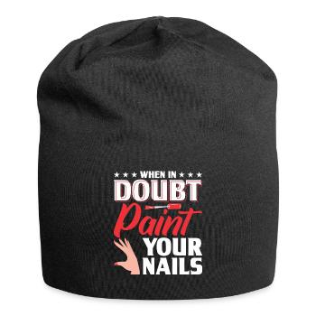 Nail Polish Nail Design Manicure Nail Studio Nails - Jersey Beanie - black - Front