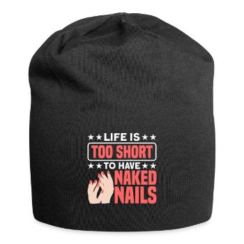 Nail Polish Nail Design Manicure Nail Studio Nails - Jersey Beanie - black - Front