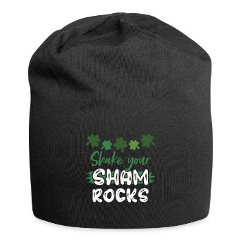 Lustige Irische Saint Patricks Day Shake Your - Jersey-Beanie - Schwarz - Vorne