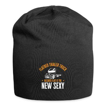 Pritschenwagenfahrer Lkw-Fahrer - Jersey-Beanie - Schwarz - Vorne