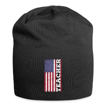 Professeurs patriotiques américains - Bonnet en jersey - noir - Devant