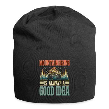 Mountain biking is always a good idea - Jersey Beanie - black - Front