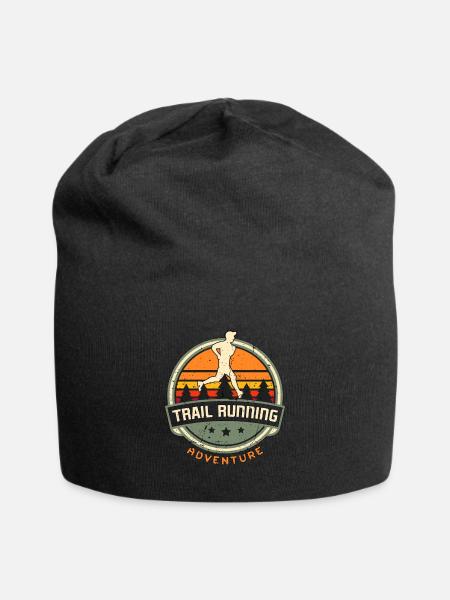 Trail Running Adventure Retro Ultra Running Hiking - Jersey-Beanie - Schwarz