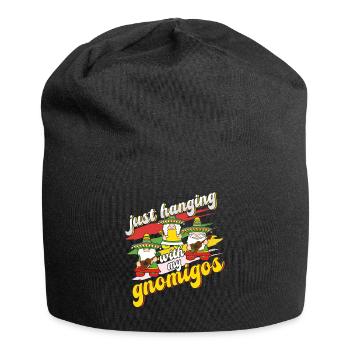 Love Gnomes Funny Taco Happy Cinco De Mayo - Jersey Beanie - black - Front