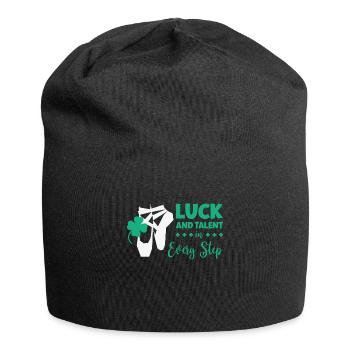 Ballet de la Saint-Patrick Danseur Shamrock Clover - Bonnet en jersey - noir - Devant