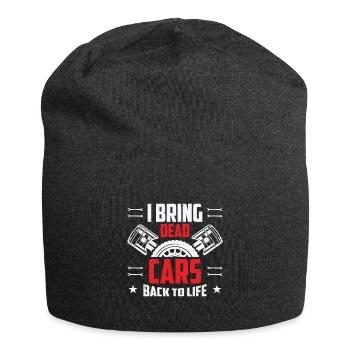Automechaniker Auto-Motor-Reparatur - Jersey-Beanie - Anthrazit - Vorne