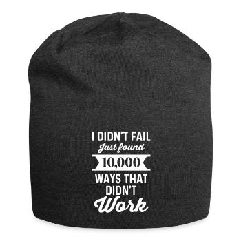 Unternehmer Unternehmen Unternehmertum - Jersey-Beanie - Anthrazit - Vorne