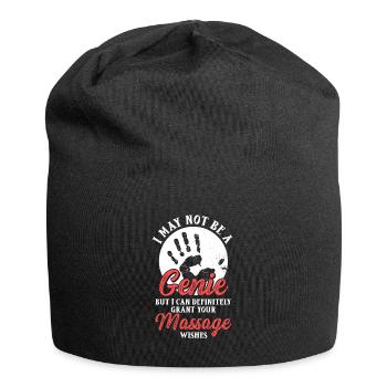 Massagetherapeutin Therapie lizenzierter Masseur - Jersey-Beanie - Schwarz - Vorne