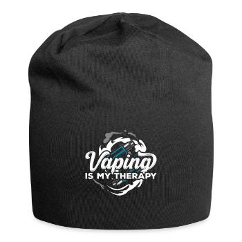 Vaping Therapy Vape Smoker E Cigarette Vaping - Jersey Beanie - black - Front