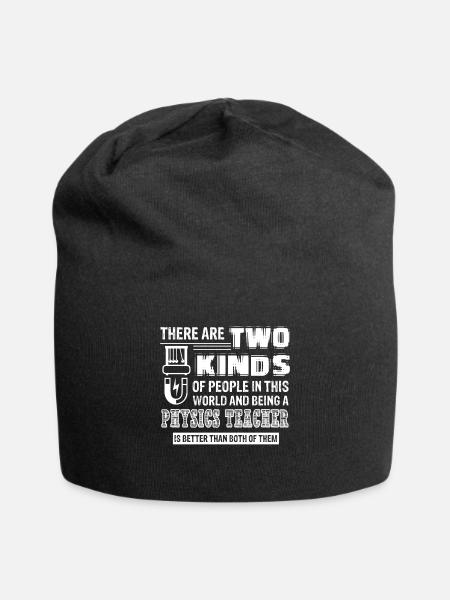 Physics Teacher Being A Physics Teacher - Jersey Beanie - black