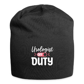 Urologist Off Duty Urology Urologists - Jersey Beanie - black - Front