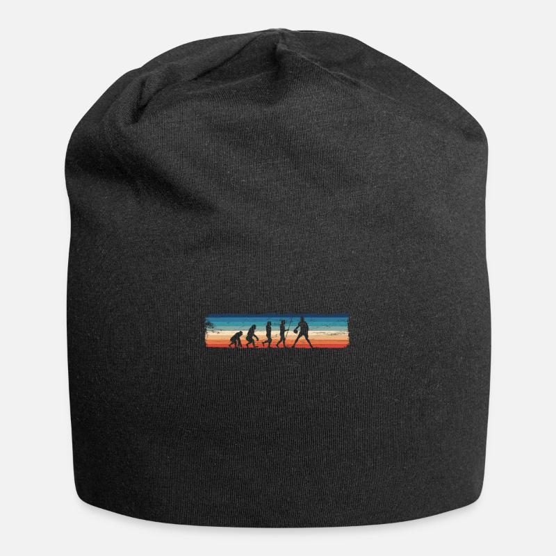 Evolution of Basketball - Retro - Jersey-Beanie - Schwarz