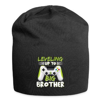 Leveling Up To Big Bro Brother Videospieler Big Bro - Jersey-Beanie - Schwarz - Vorne