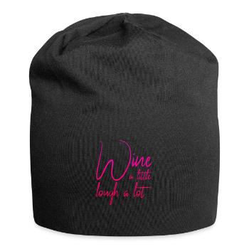 funny wine saying - Jersey Beanie - black - Front