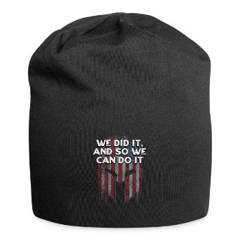 We Did It Patriotic American Patriotism USA - Jersey Beanie - black - Front