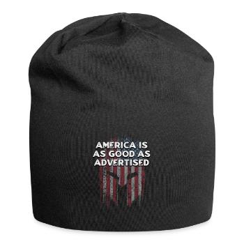 L’Amérique aussi bonne qu’annoncée le 4 juillet - Bonnet en jersey - noir - Devant