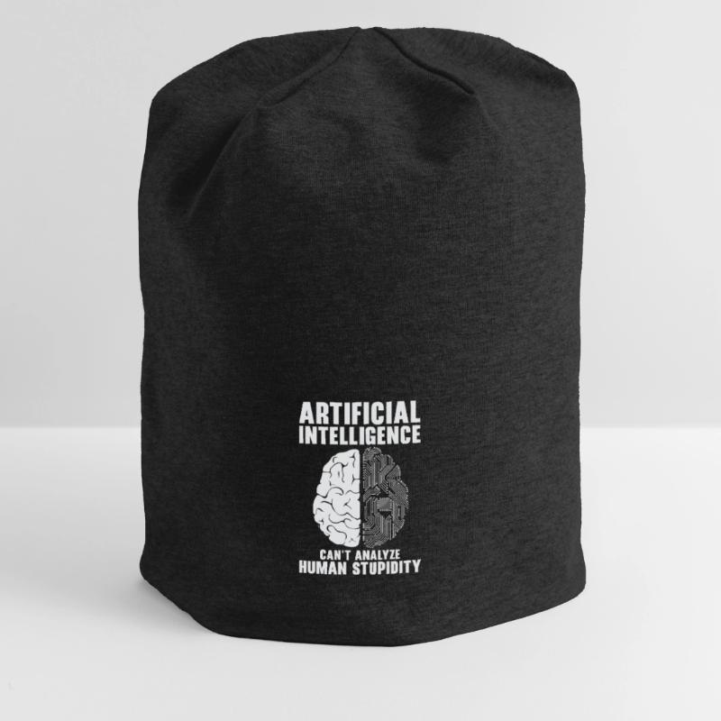 Artificial Intelligence Programmer Brain Human Jersey Beanie