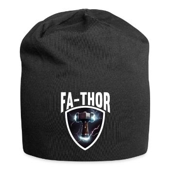 Papa Vathor Va Thor Fête des pères Fête des pères Cadeau de fête des pères - Bonnet en jersey - noir - Devant