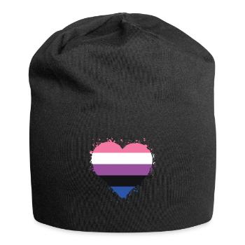 Pride LGBTQ. Aussage - Jersey-Beanie - Schwarz - Vorne