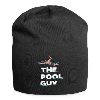 The pool guy Design for a pool swimmer - Jersey Beanie - black - Front