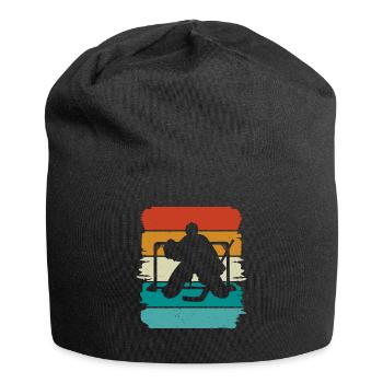 Eishockey Hockey sur glace - Bonnet en jersey - noir - Devant