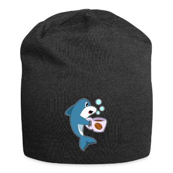 Tasse à café Delfin - Bonnet en jersey - charbon - Devant