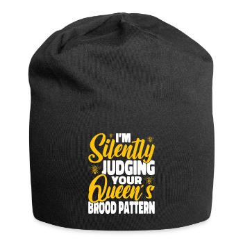 beekeeper beekeeper bees honey bee beekeeping - Jersey Beanie - black - Front