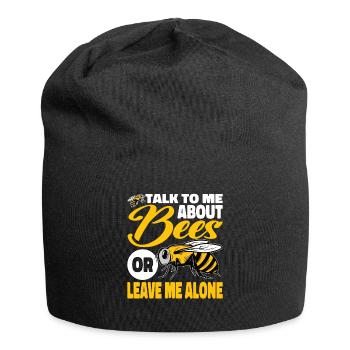 beekeeper beekeeper bees honey bee beekeeping - Jersey Beanie - black - Front