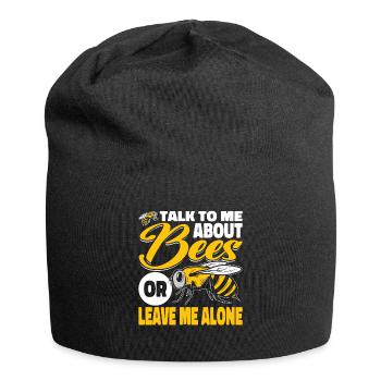 beekeeper beekeeper bees honey bee beekeeping - Jersey Beanie - black - Front