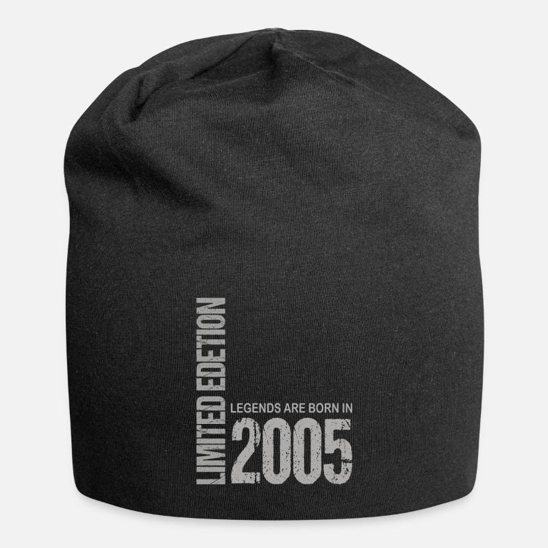 18. Geburtstag Junge Mädchen 18 Jahre 2005 Lustig - Jersey-Beanie - Schwarz