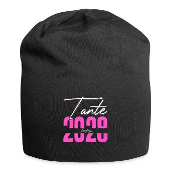 Tante Loading 2028 Babyankündigung Geburt Schwange - Jersey-Beanie - Schwarz - Vorne