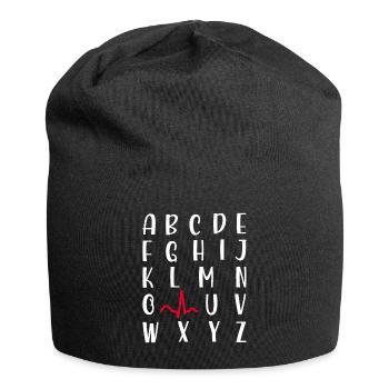 Kardiologie Krankenschwester Kardiologe - Jersey-Beanie - Schwarz - Vorne