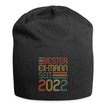 Weltbester Ex-Mann seit 2022 Scheidungs - Jersey-Beanie - Schwarz - Vorne