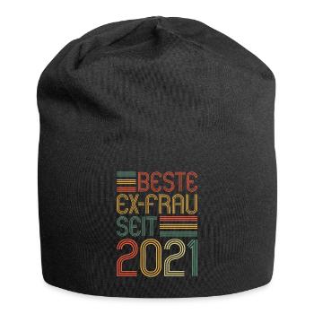 Weltbeste Ex-Frau seit 2021 Scheidungs - Jersey-Beanie - Schwarz - Vorne