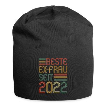 Weltbeste Ex-Frau seit 2022 Scheidungs - Jersey-Beanie - Schwarz - Vorne