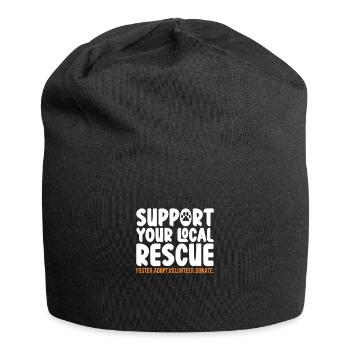 Sauvetage d’animaux - Bonnet en jersey - noir - Devant