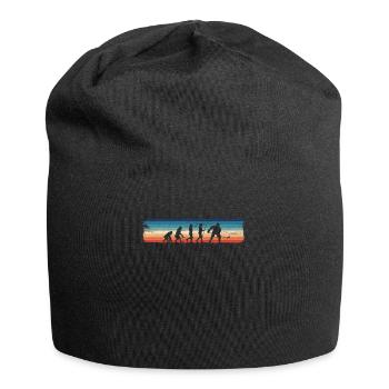 Evolution of Ice Hockey – Retro - Jersey Beanie - black - Front