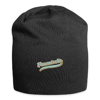 Frauenarzt Hebamme Frauenärztin - Jersey-Beanie - Schwarz - Vorne