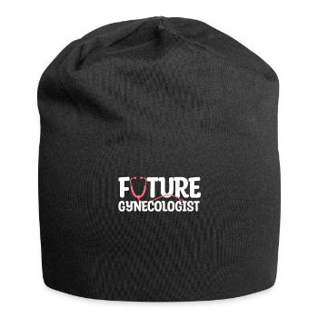 Futur gynécologue Gynécologie OB/GYN - Bonnet en jersey - noir - Devant