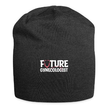 Future Gynecologist Gynecology OB/GYN - Jersey Beanie - charcoal grey - Front