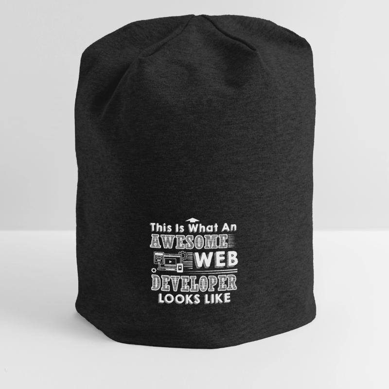 Web Developer Awesome Web Developer Jersey Beanie